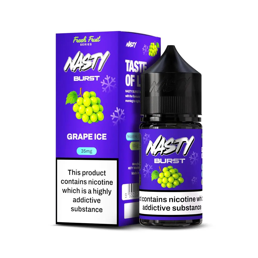 Nasty Burst Nic salts – Grape ice buy online in Mumbai with same day delivery