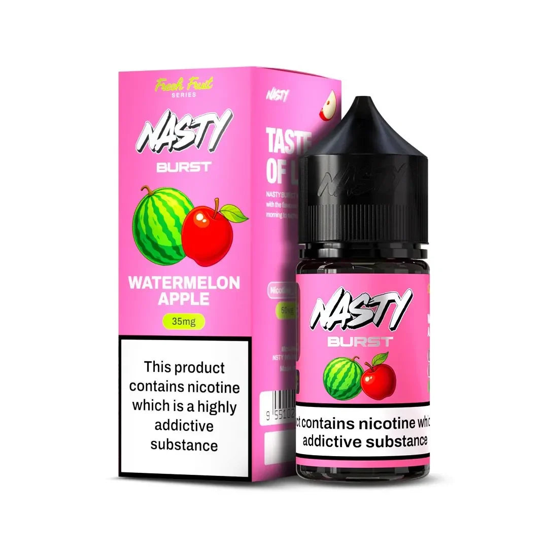 Nasty Burst Nic salts – Watermelon Apple buy online in Mumbai with same day delivery